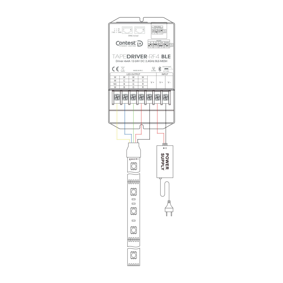 TAPEDRIVER-RF4 BLE